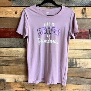 Way To‎ Celebrate Lavender Life At Grandmas Tee Size Medium